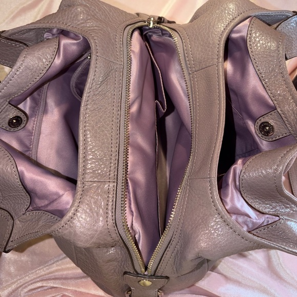 BNWT Vintage Authentic Coach Madison Leather Maggie – Grey Quartz #21225M - Picture 8 of 8